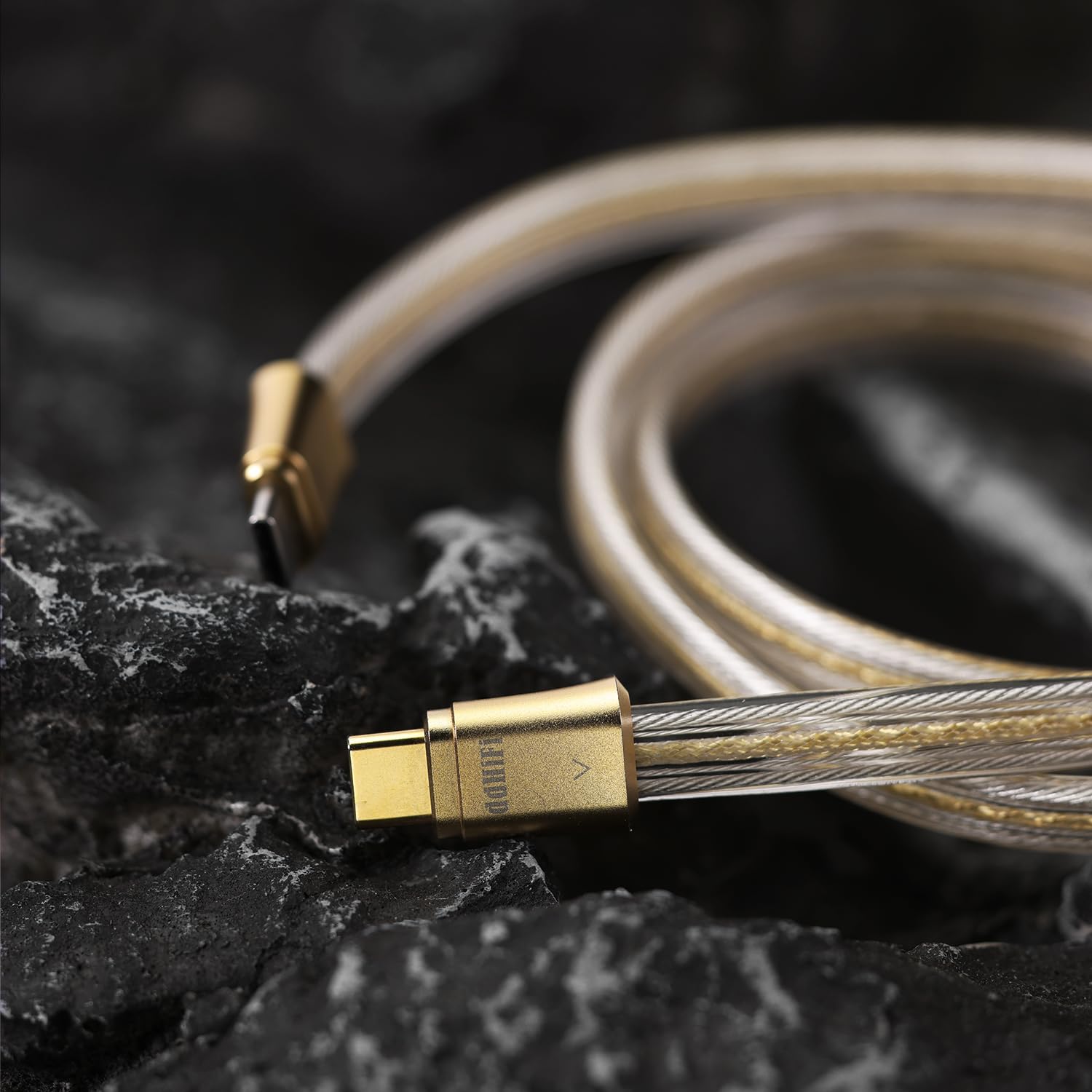 Amazon.co.jp: DD ddHiFi TC19CC ゴールドUSB Cケーブル デジタル信号