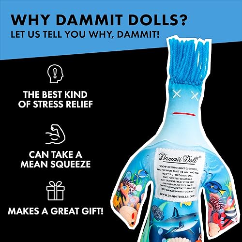 Miniatura 10 de Dammit Doll Muñeca de cáncer Dammit  Regalo para aliviar el estrés