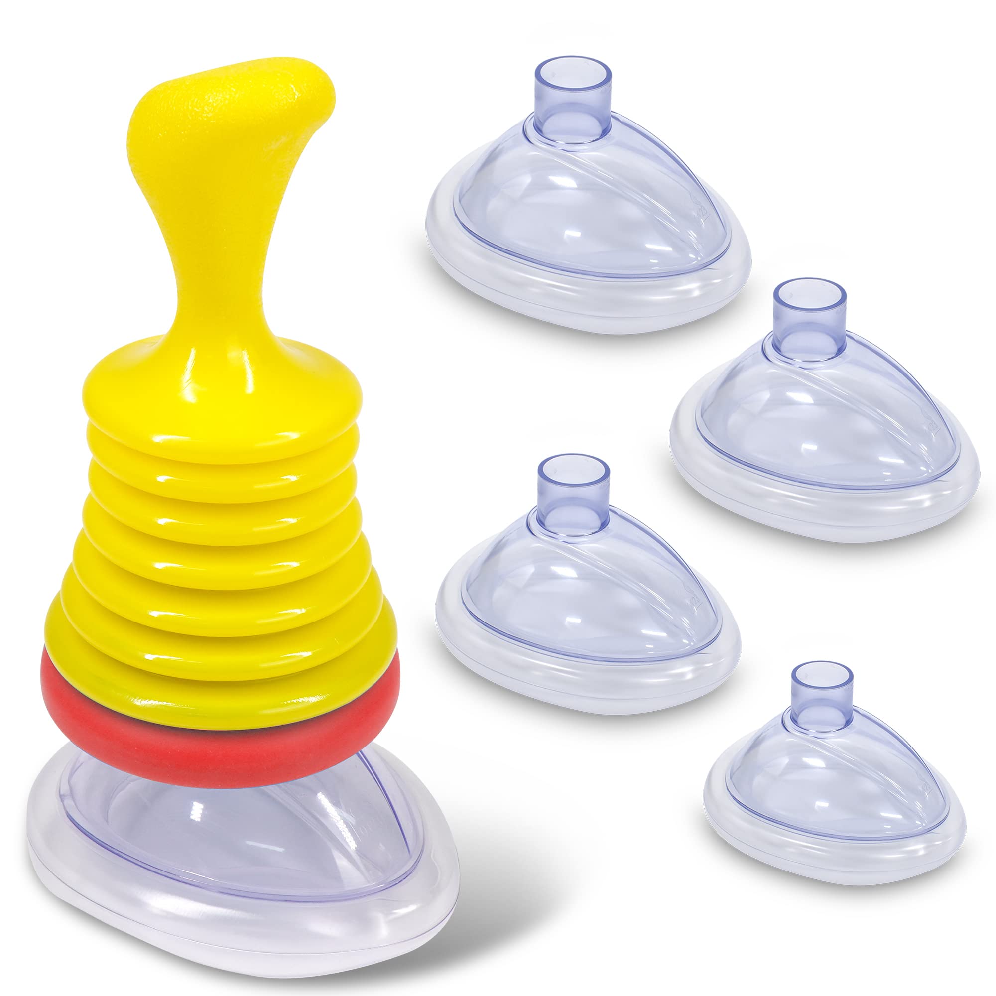 Portable First Emergency Choking Aid Kit, 4PCS Home Set for Removing Fluids, Compact Reusable Kits for Home, School & Travel, GY Design Provided