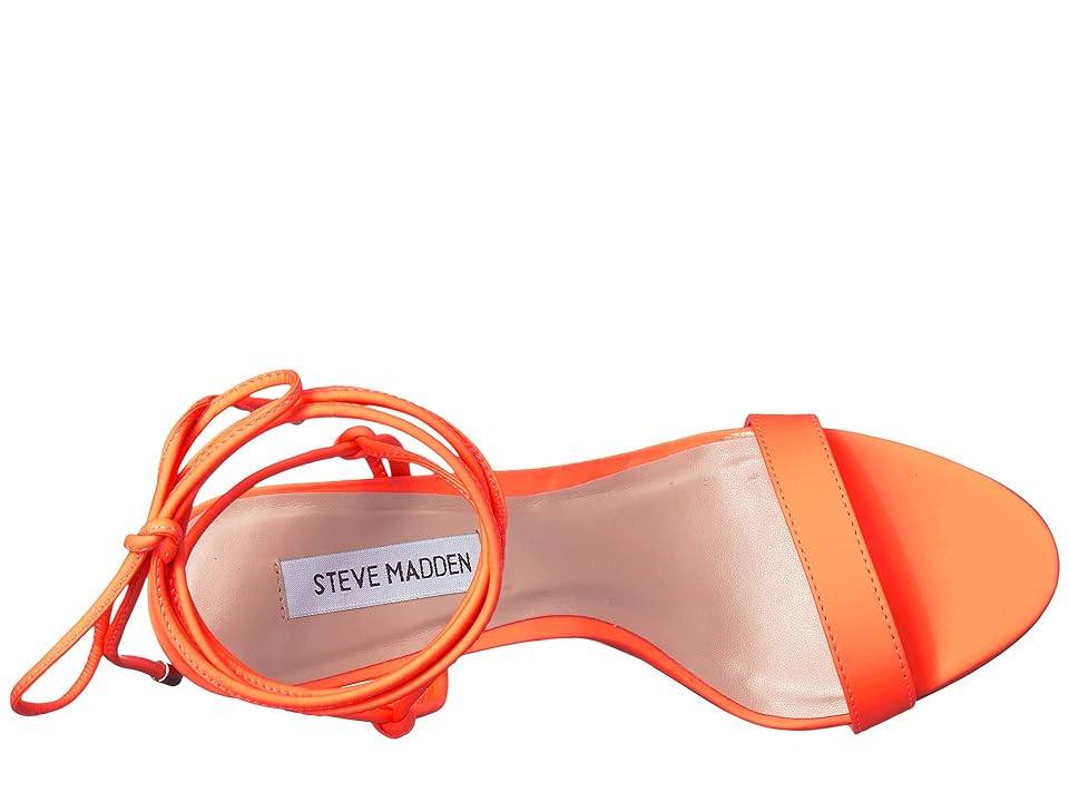 

Steve Madden Level Heeled Sandal (Orange Neon) Women's Shoes