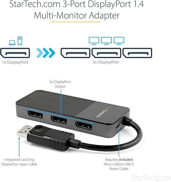 StarTech.com DisplayPort MST Hub 