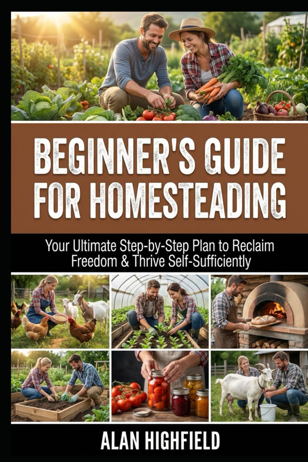 Beginner Guide for Homesteading: Your Ultimate Step-by-Step Plan to Reclaim Freedom & Thrive Self-Sufficiently with Homesteading