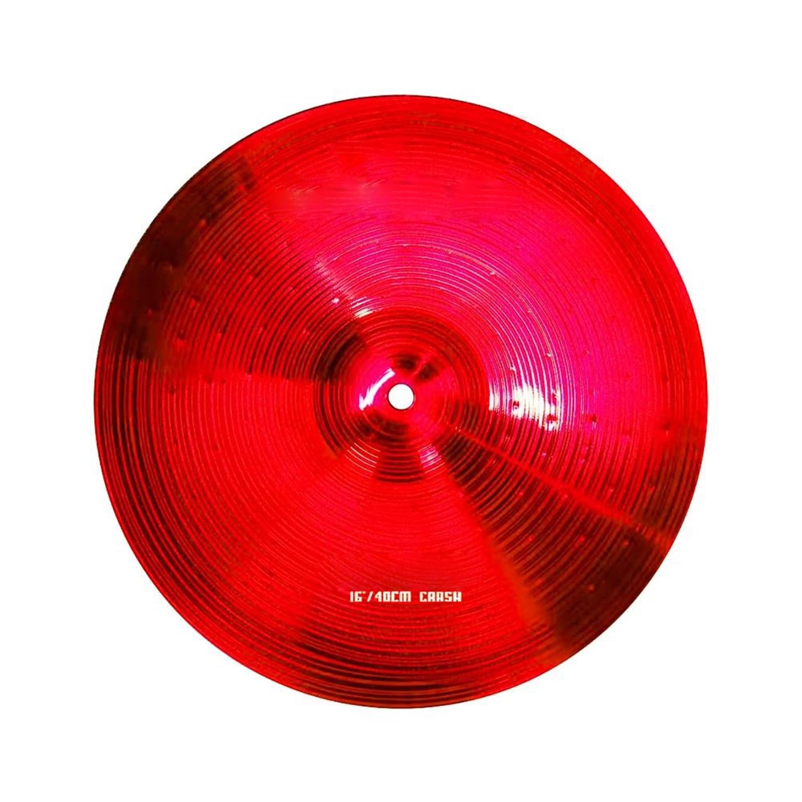 Talerz Zestaw Talerzy Do Bębna 7 Szt 14 Hi Hats 16 Crash/Stacker 20 Ride 10 Splash 18 Cali Profesjonalne Wykonanie(Red)