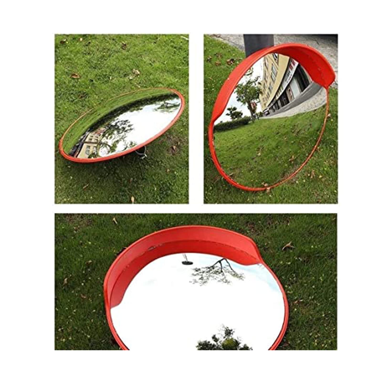 Miroir Convexe Miroir Convexe De Sécurité Routière Pour La Sécurité De L'entrepôt Et Du Garage D'allée Ou La Sécurité Du Magasin Et Du Bureau Pour Éliminer Les Angles Morts, Miroir D'angle Mort à 13