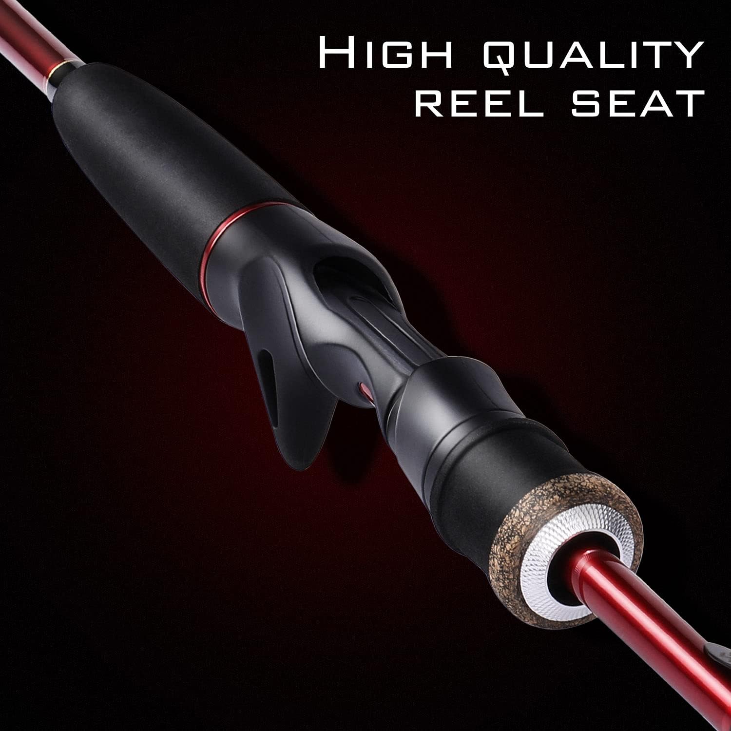 Sougayilang Fishing Rod and Reel Combo, 2-Piece M/MH Fishing Pole with Baitcasting Reel Set, Baitcaster Combo