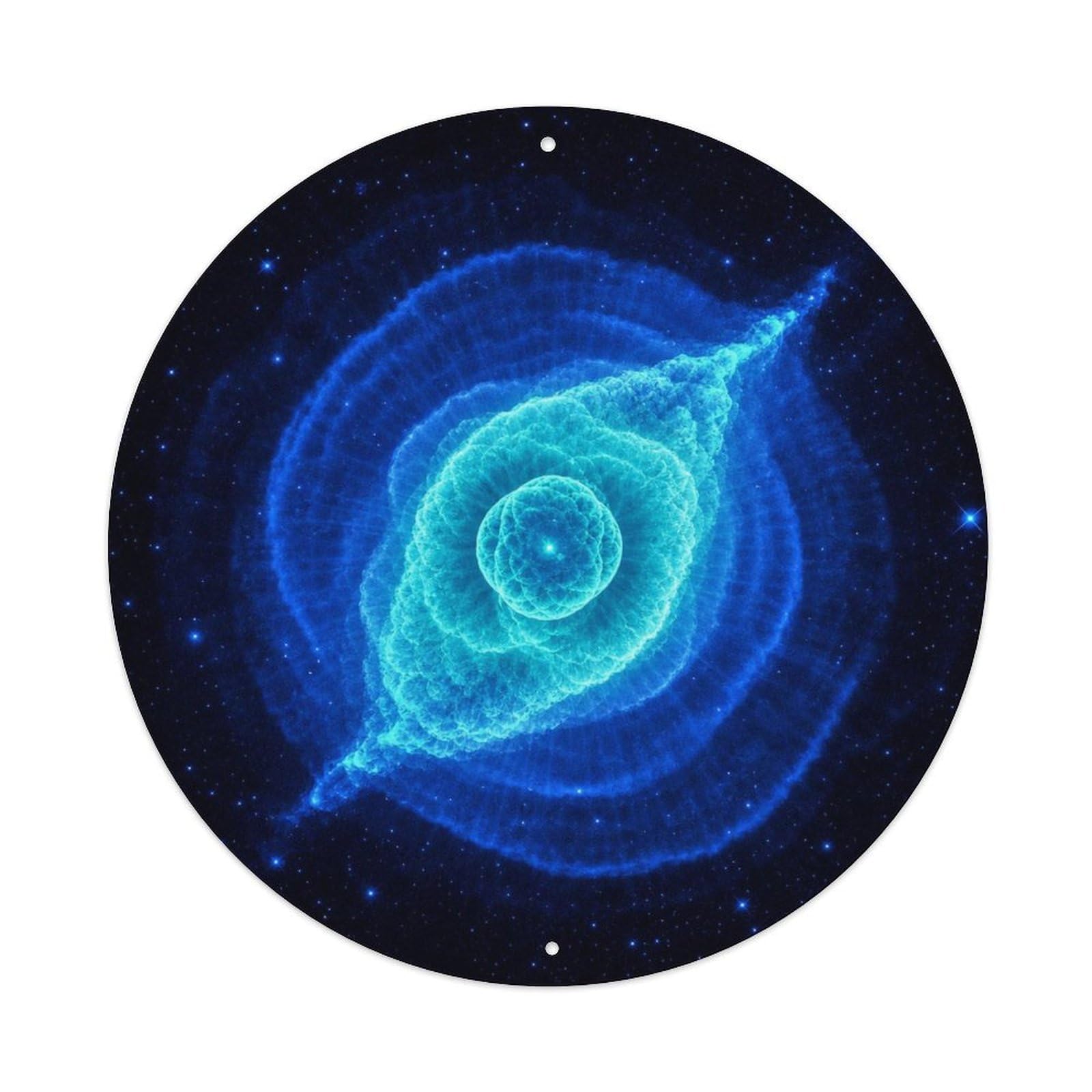 Space Exploration Stellar Sky NGC 6543 Nebula Metal Tin Sign