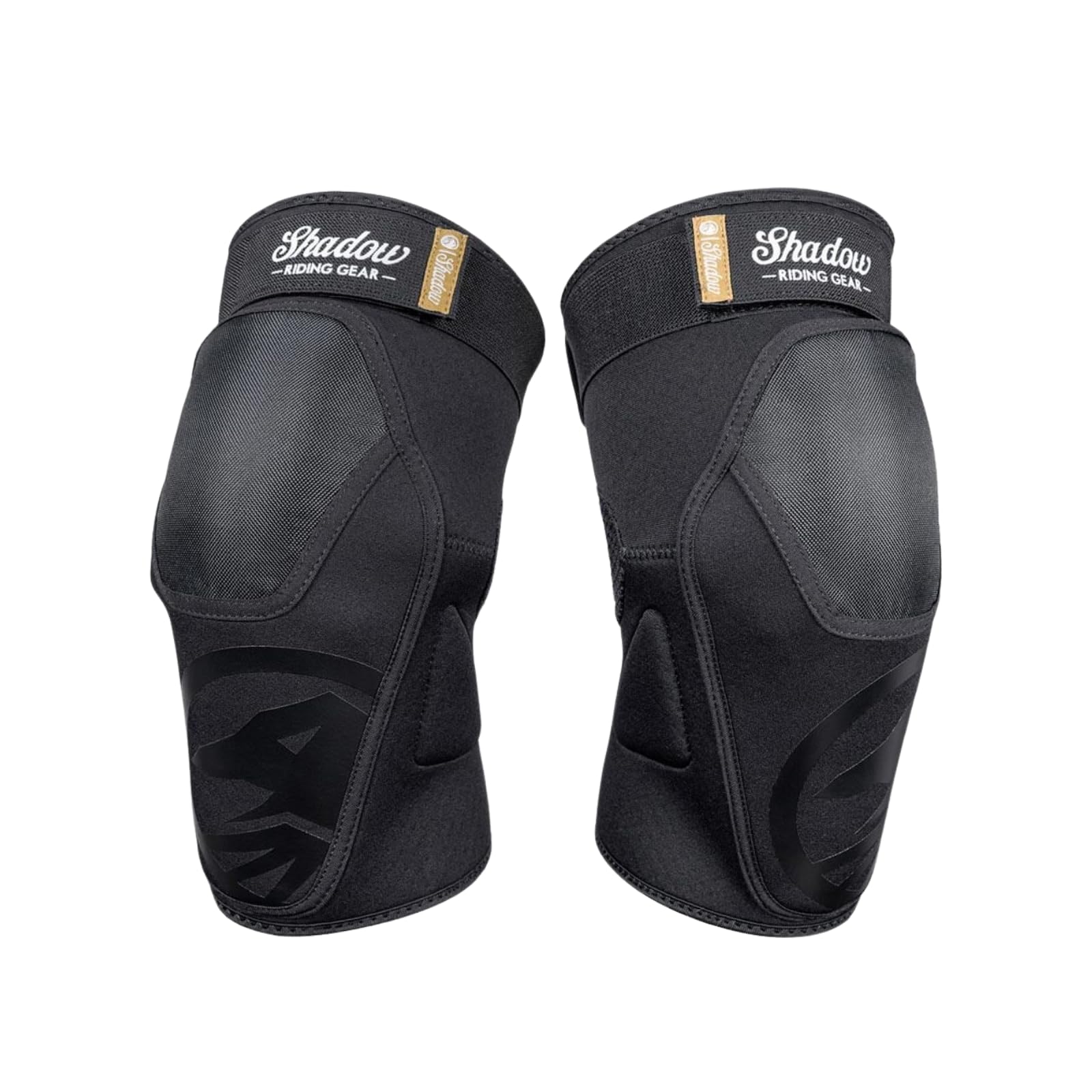 Shadow Super Slim V2 Knee Pads - BMX and Mountain bike Knee pads Optimal Performance & Protection - Lightweight & Flexible - Evo-Guard Inner Pad - Strong & Durable - Elastic Hook & Loop Closures - Medium