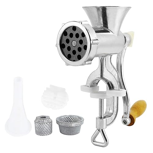Molinillo de carne de cocina resistente de aleación de aluminio, molinillo de carne manual, Picadora de carne de salchicha de mesa para hacer carne,