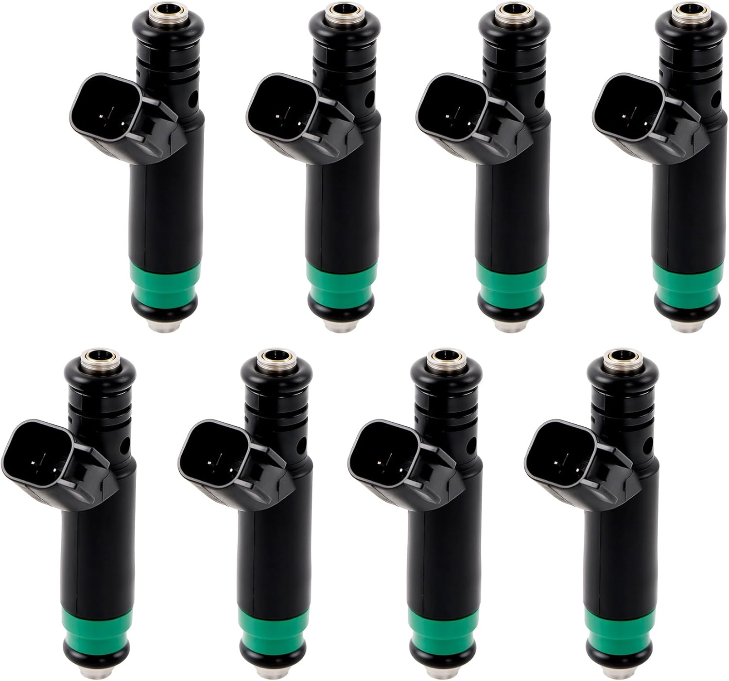 Gledewen Fuel Injectors FJ475 4 Holes Compatible with 01-07 Dodge Dakota/Durango,02-07 Ram 1500,01-07 Jeep Grand Cherokee,06-07 Jeep Commander/Mitsubishi Raider Replace RL032704AB 53032704AB 8PCS