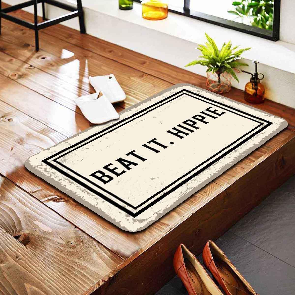 Drop It Like It's Hot Unless It Says Fragile Doormat Outdoor Welcome Mat Funny Entryway Rug Non Slip, Washable Entrance Indoor Door Mats for Kitchen, Bathroom Front Porch Home Decor 24 * 36in