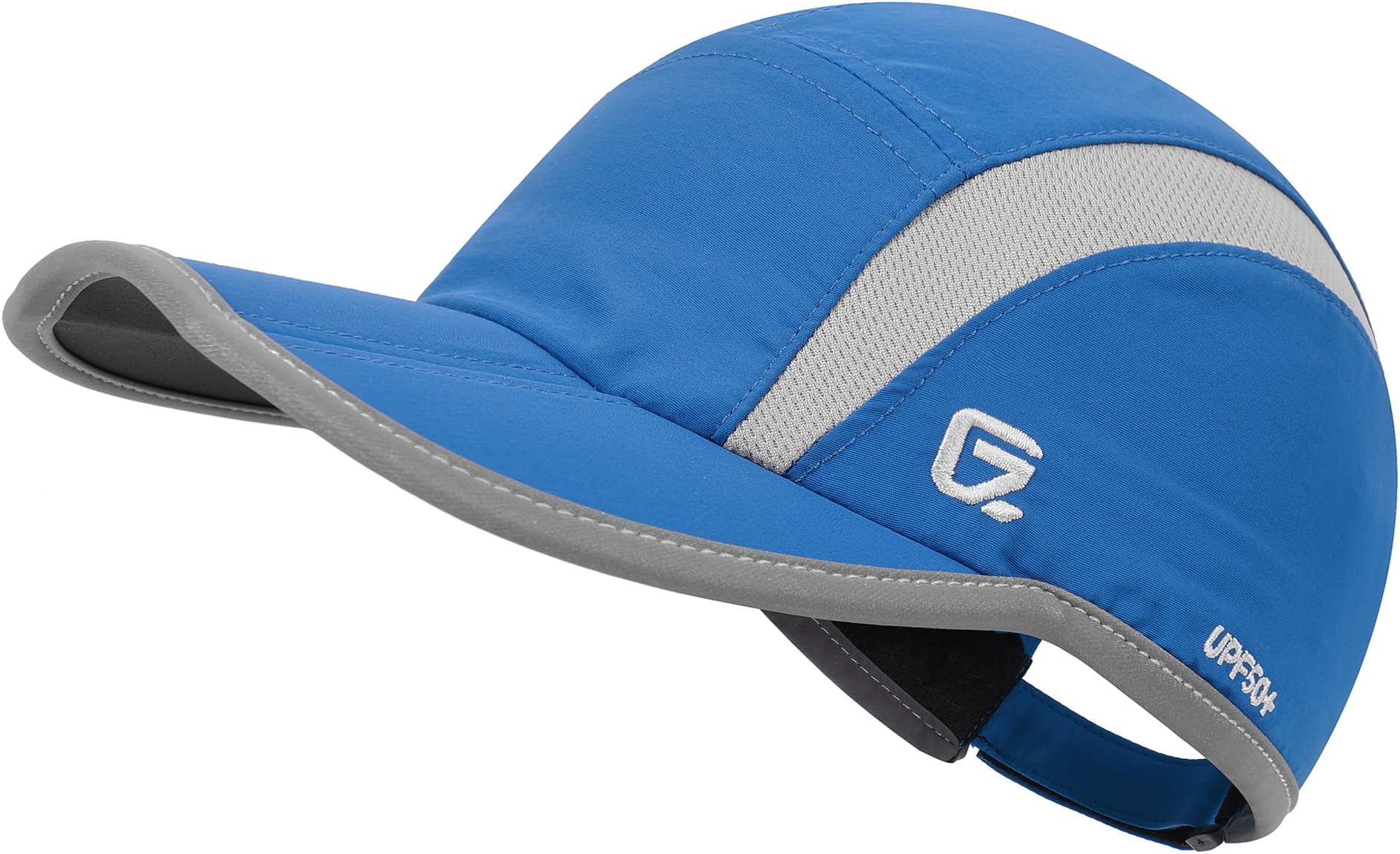 Reflective Folding Outdoor Hat Unstructured Design UPF 50+ Sun Protection Sport Hats for Womens and Mens