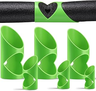 Tondiamo 6 Pcs Foam Pipe Cutter Tool, 6 Sizes Pipe Insulation Foam Water Tube Cutter Tool 5mm-22mm-28mm-40mm-46mm-53mm for Insulation in Homes, Industries and Commercial Places, Green