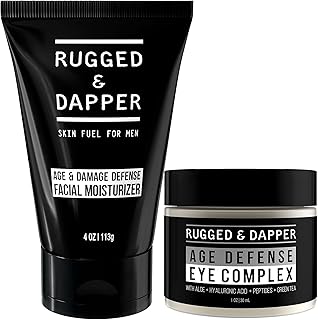 RUGGED & DAPPER Paquete hidratante para rostr...