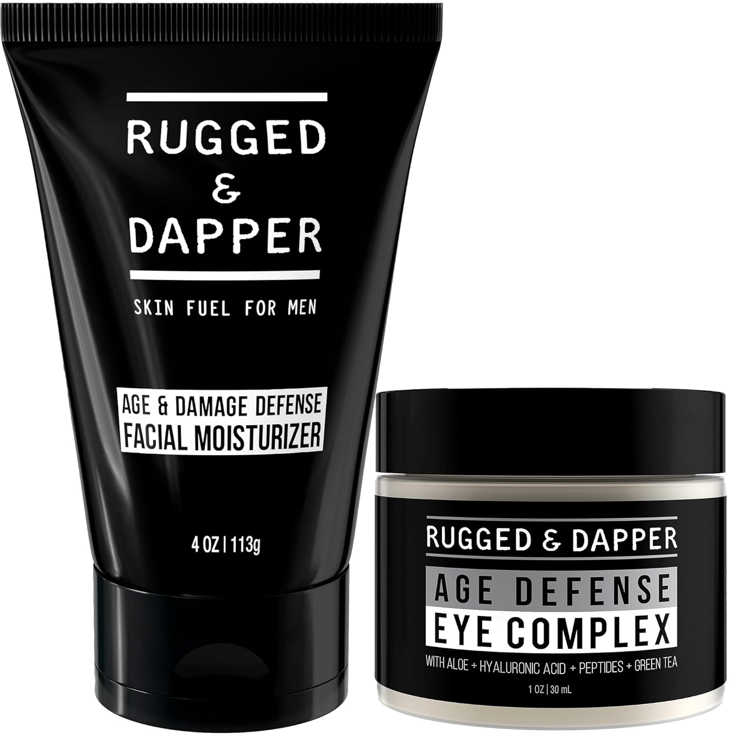 RUGGED & DAPPER Men's Face and Eye Hydrating Bundle