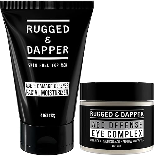 Miniatura 1 de RUGGED & DAPPER Paquete hidratante para rostro y ojos para hombre