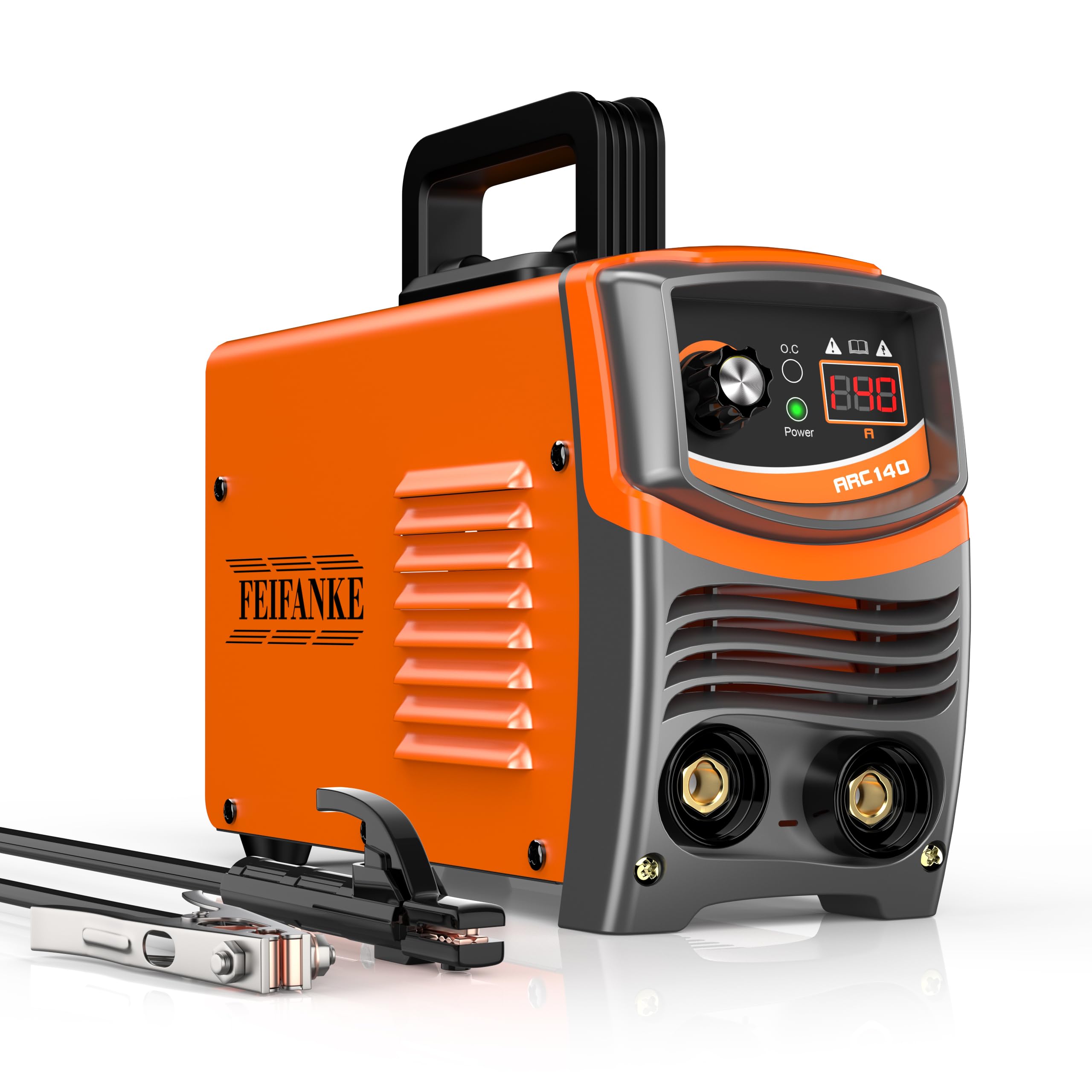 FEIFANKE ARC140 Soldadora Electrodo 140A Maquina de Soldar Compacto MMA/TIG Soldador Inverter con Electrodos IGBT Anti-stick,Hot Start,Anti-Caída,Para 1,6-3,2mm Alambres de Soldadura