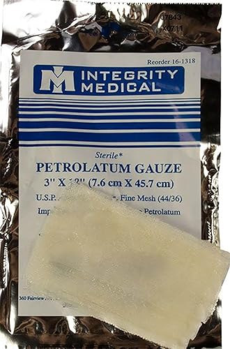 Miniatura 7 de North American Rescue Individual Aid Kit NAR Compact First Aid with Compressed Gauze, Petrolatum Gauze, ETD, Gloves, Surgical Tape (85-0404)