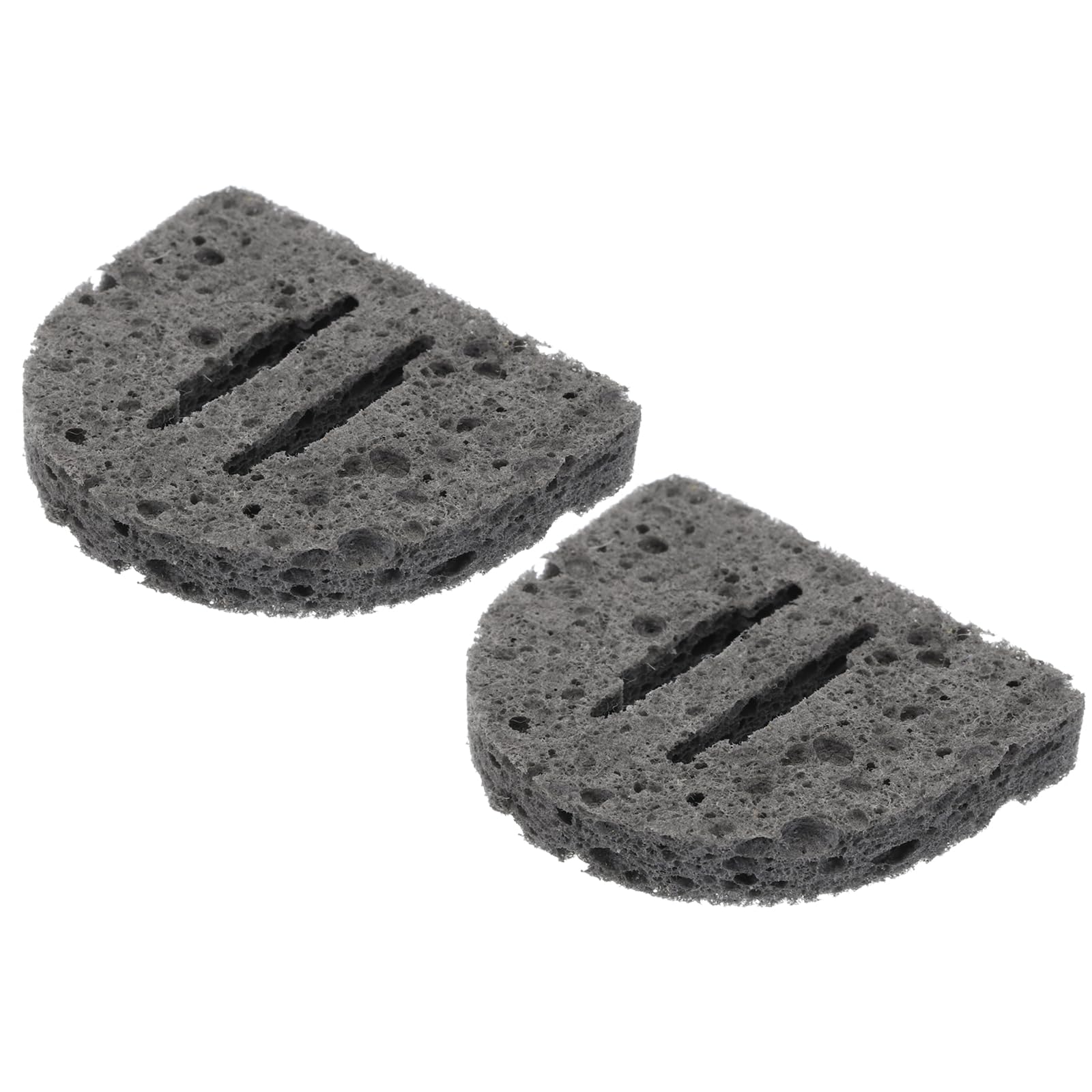 MECCANIXITY 2PCS Soldering Sponge 50 x 60mm 888 Soldering Iron Special Gray-black Cleaning Pads Welding Tip Iron Replacement for Cleaning Soldering Iron