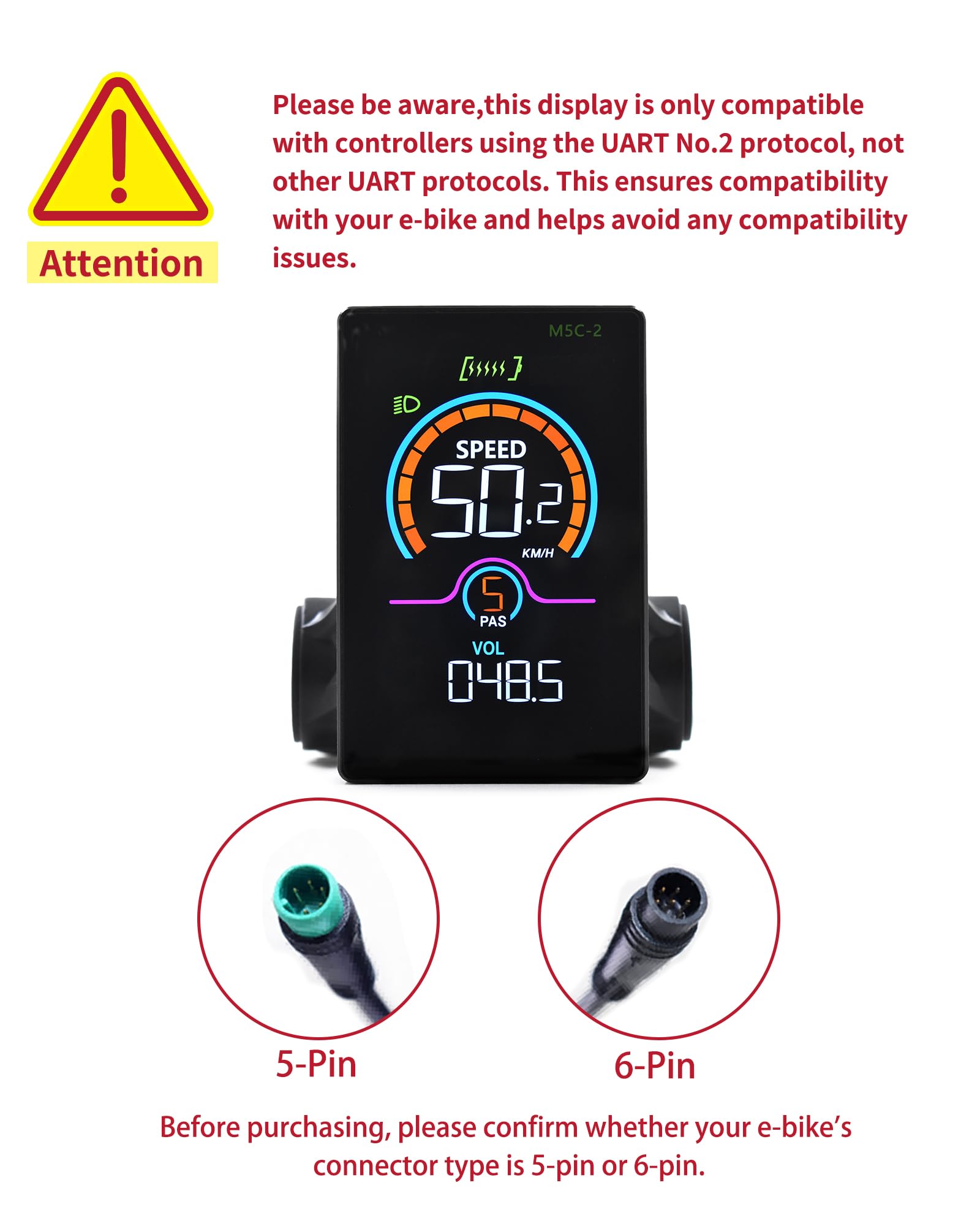 Ebike Display M5C-2(BLE)