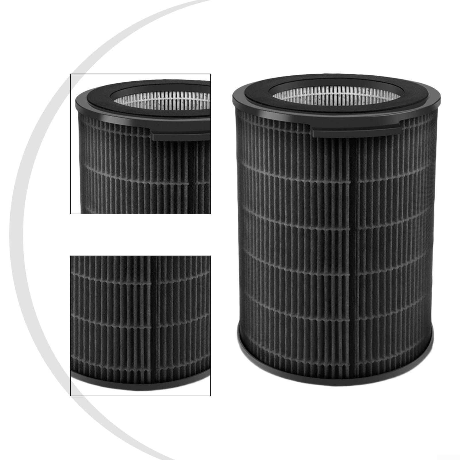 2-in-1 Ersatz-Luft- und Luftbefeuchtungsfilter, kompatibel mit AC3737 FY3437 FY3455 für konsistente Raumluftunterstützung (Luftfilter)