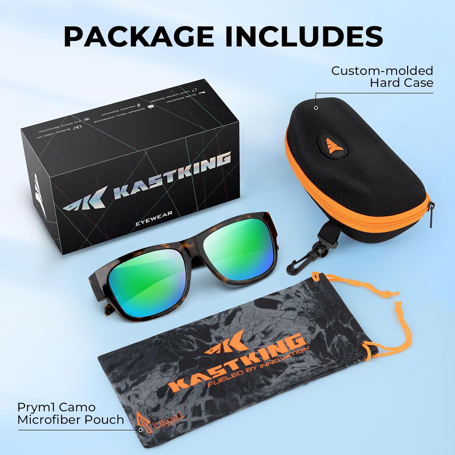 KastKing Chariton Fit-Over Polarized Wrap Around Over Sunglasses for Men and Women, Ideal for Driving Fishing Cycling Running - Image 7