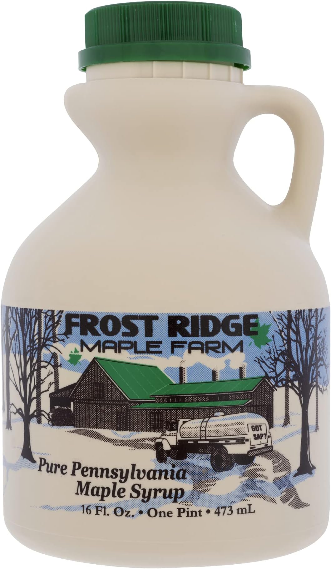 Frost Ridge Maple Farm, Organic Maple Syrup, Grade A, Pint (16 FL Oz), Dark Robust (formerly Grade B)