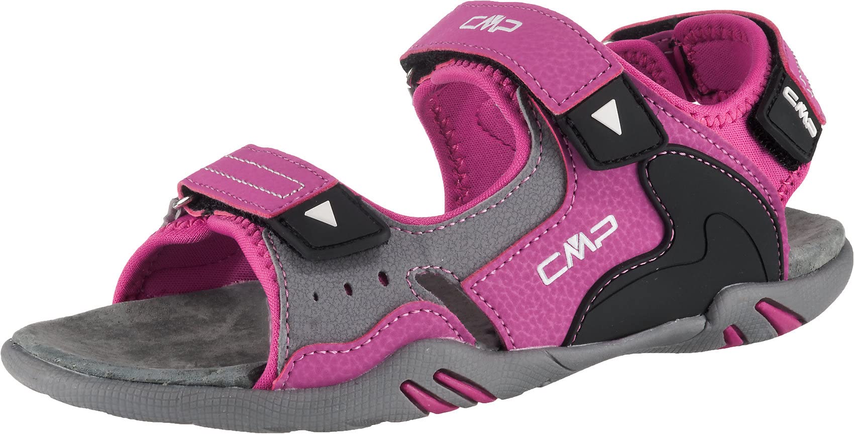 CMP Unisex Kids Alphard Hiking Sandal Strappy Sandals, Geraneo Tortora, 2.5 UK