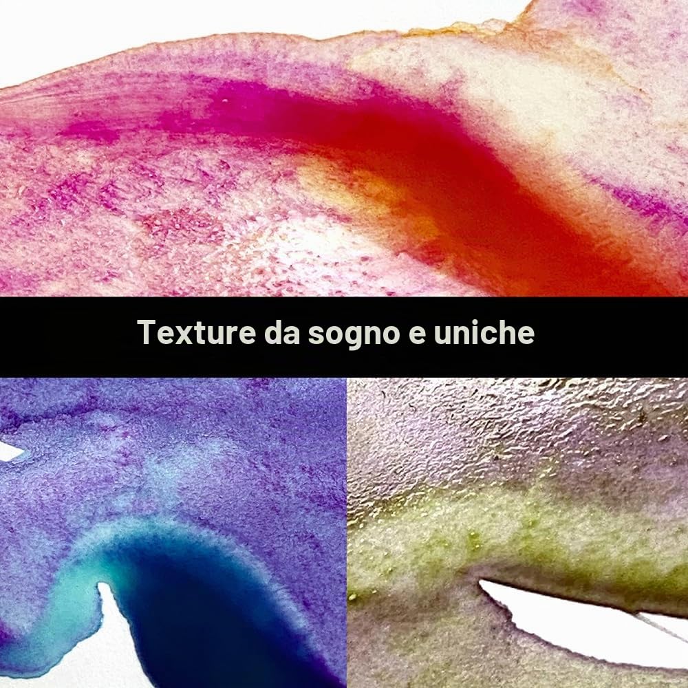 Kuretake Gansai Tambi MC20GN2/5V - Set di 5 colori per acquerelli, ideale per calligrafia e illustrazioni, scritte a pennello, Fine Art