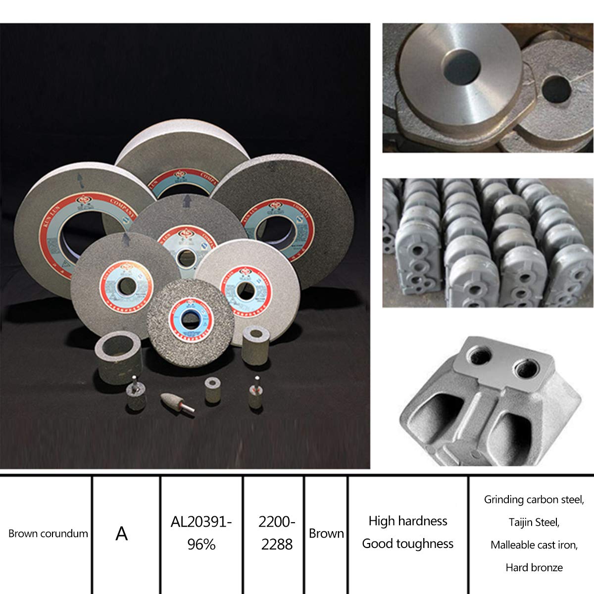 Materiał maszyny do cięcia noży: Korund brązowy(100 Grit)