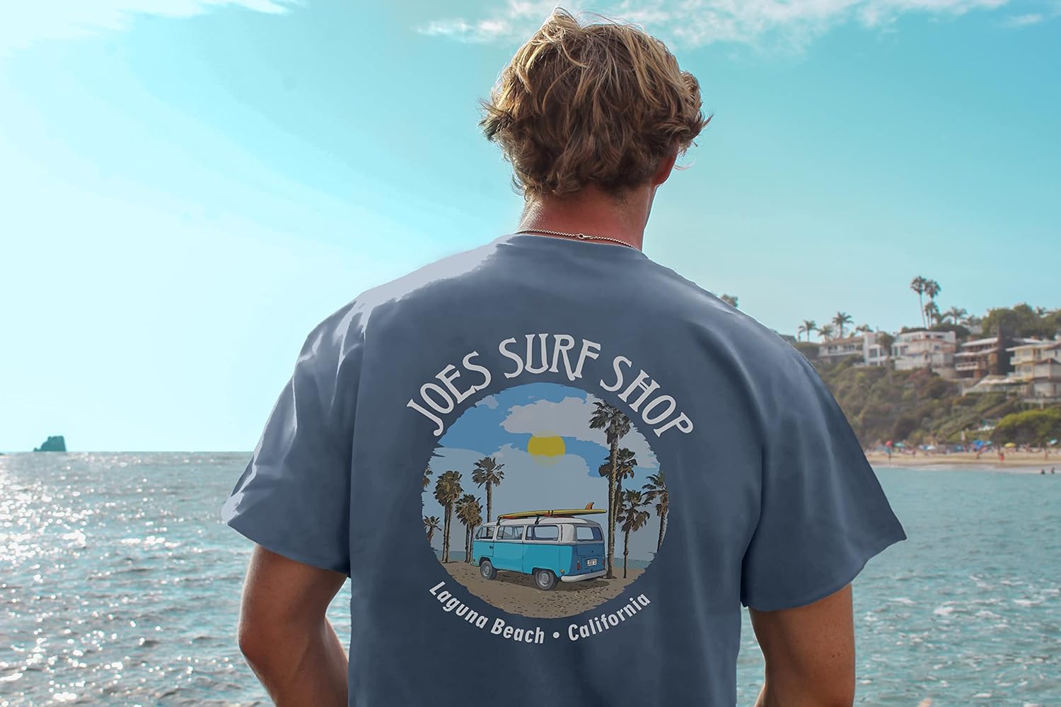JOES SURF SHOP Graphic Heavyweight Cotton Tees,Regular-Big & Tall
