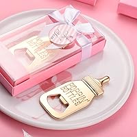 Vista 5 de WeddParty - 12 piezas de regalos de devolución de baby shower para suministros de invitados, abrebotellas con forma de biberón, con embalaje