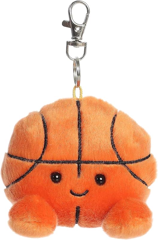Aurora Palm Pals 4" Hoops Basketball Adorable Clip-On | Cuerpos rellenos de frijoles con personalidades coleccionables