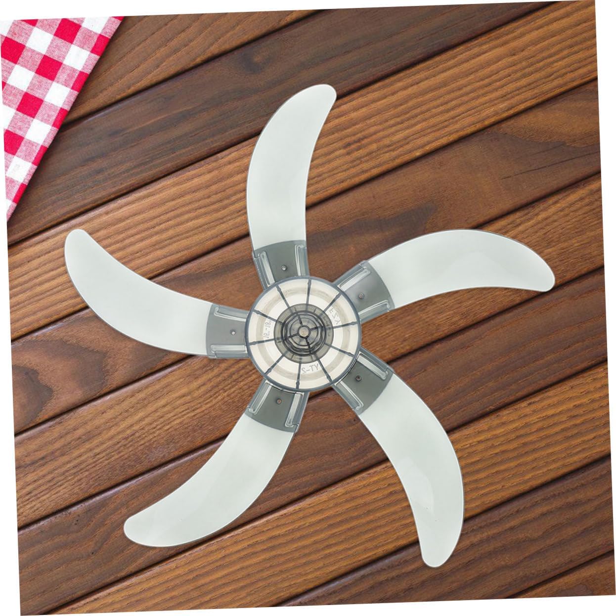 Zerodeko 1 Set Replacement Fan Blades Heavy Duty Plastic Leaves for Table Pedestal Ceiling Fans Efficient Air Circulation Versatile Cooling Includes Nut Screws
