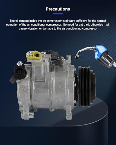Miniatura 154 de ECCPP Compresor de CA 1997-2003 apto para Mitsubishi Montero Sport 3.0L 1999-2004 para Mitsubishi Montero Sport 3.5L Compresor de aire acondicionado