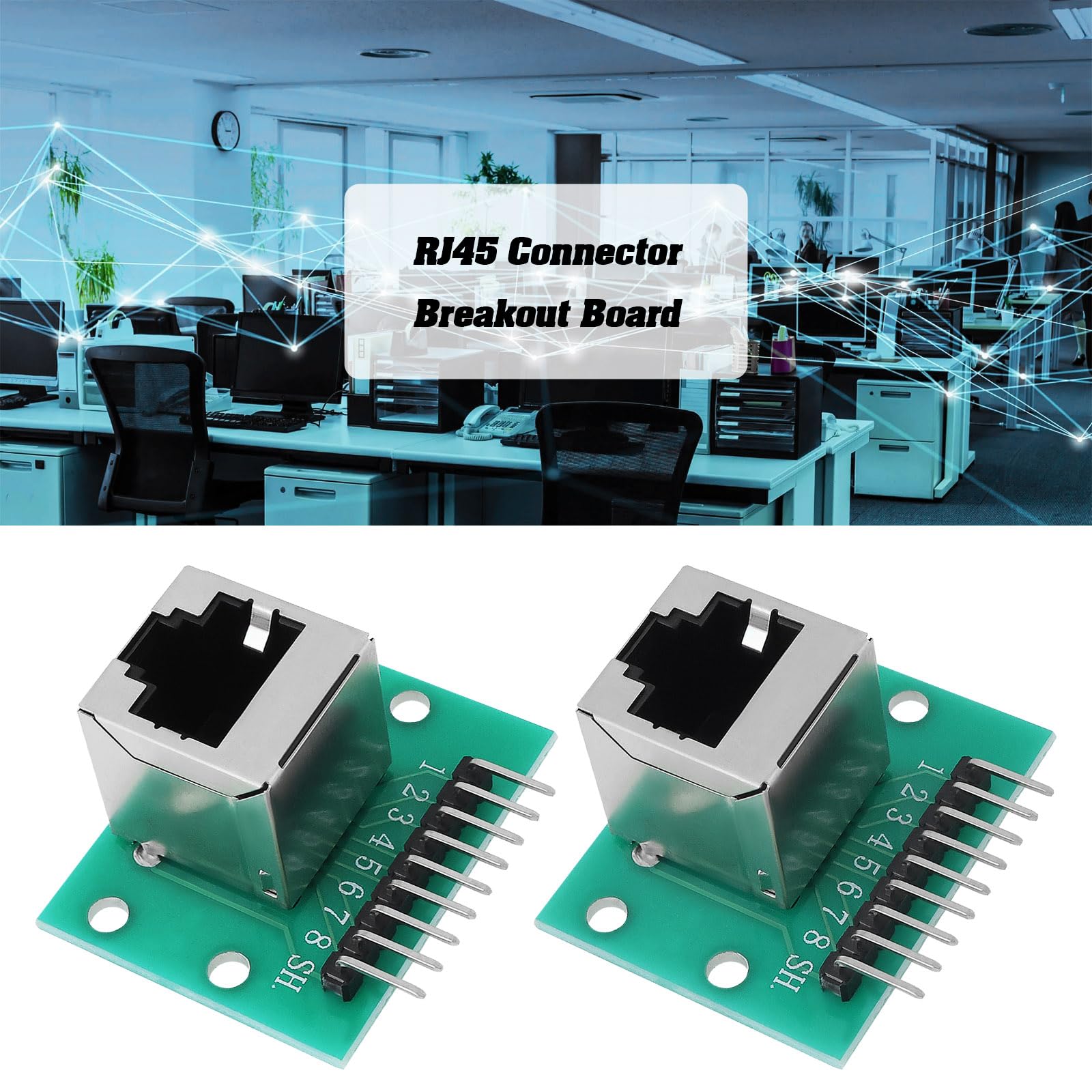 Adattatore Breakout RJ45 A 8 Pin - 5 Pezzi - Per Rete Domestica E Ufficio - Foto 6