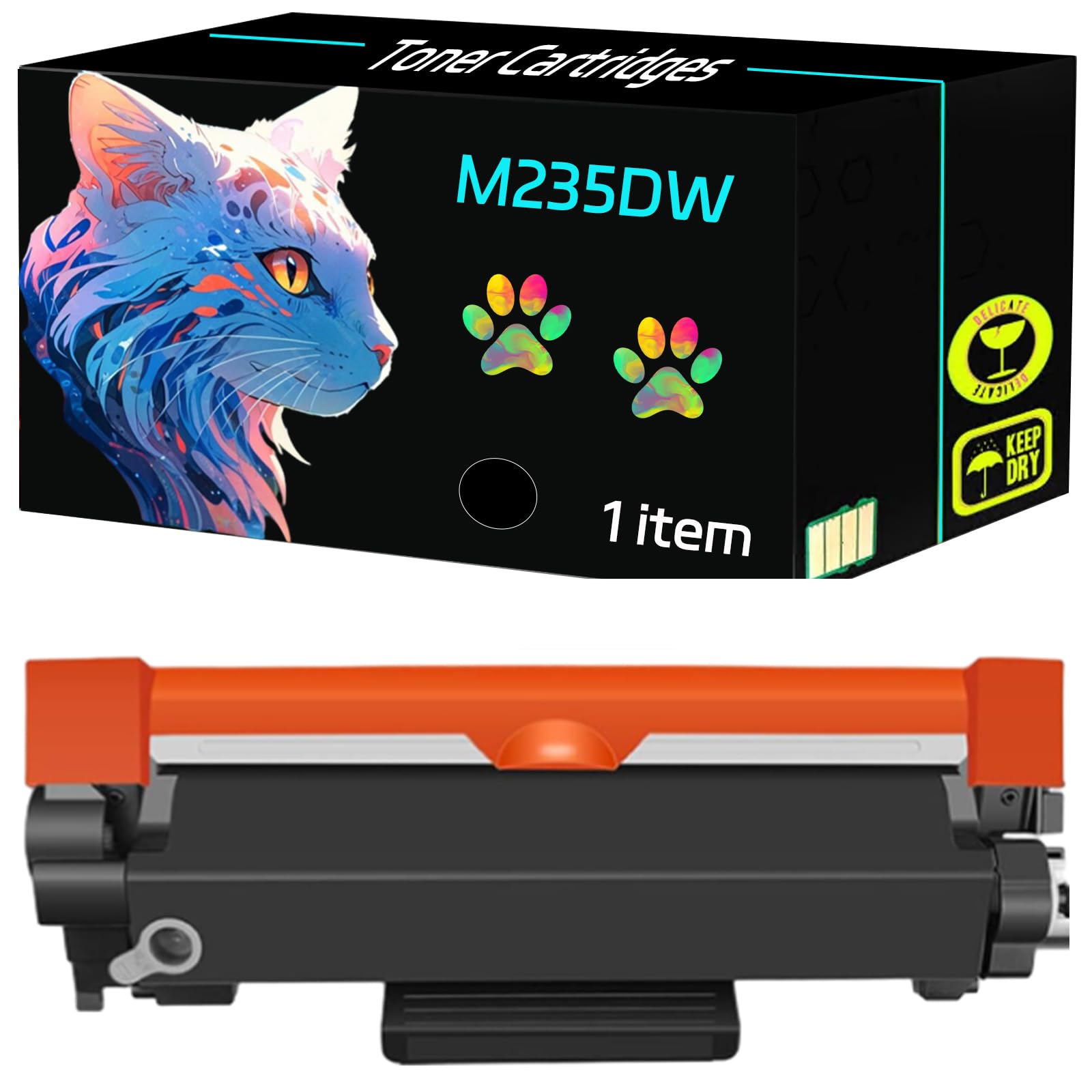 High Yield M235DW Toner Cartridges Compatible for Xerox P235D P235DB P275DW M235DW M235Z M275Z Printers, Print Clearly (1 Pack Black)
