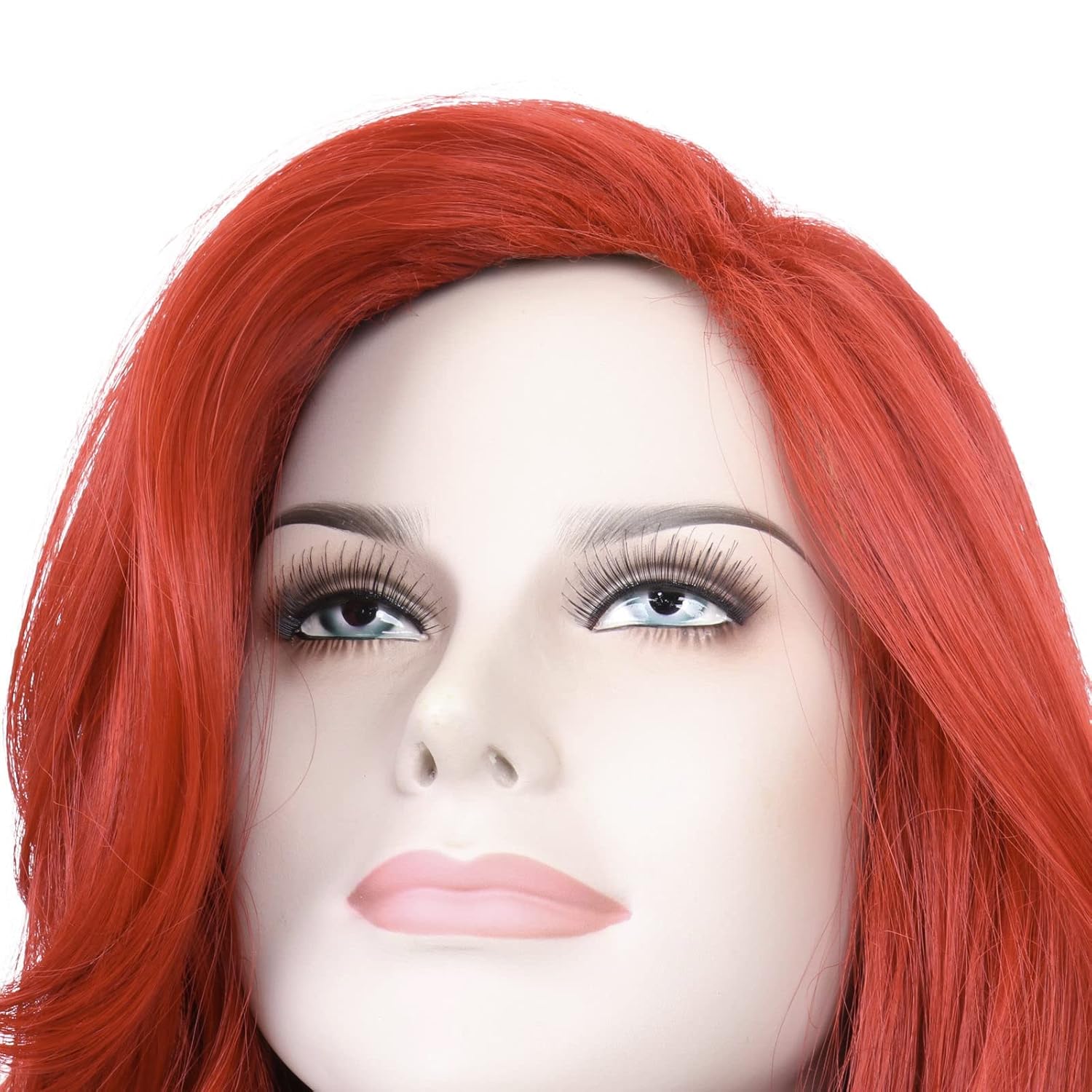 Miss U Hair Long Wavy Red Wig for Women Halloween Costume 32 Inches Red Hair Wig for Cosplay Party - Image 5