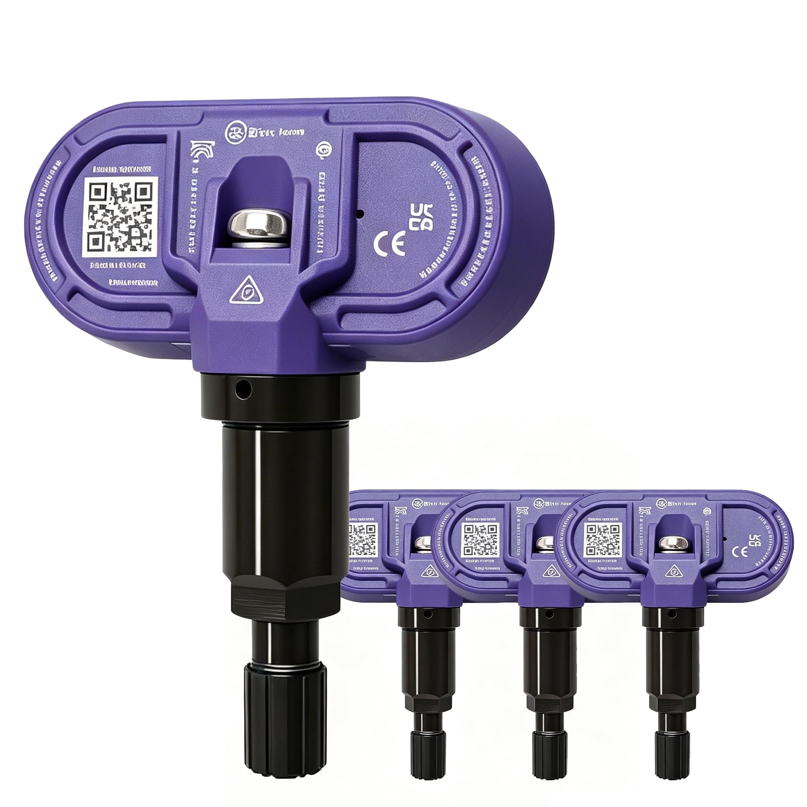 Juego de 4 unidades Tesla Bluetooth Sensor Presión de Neumáticos TPMS | Sensor de repuesto OEM para Tesla Model 3/Y a Partir de 2020, así como Model S/S Plaid y Model X/X Plaid a Partir de 2021