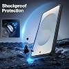 Case for Samsung Galaxy S25 Compatible with MagSafe Shockproof Mobile Phone Case with 360° Rotating Invisible Stand Scratch-Resistant Back Protective Case Matte Black