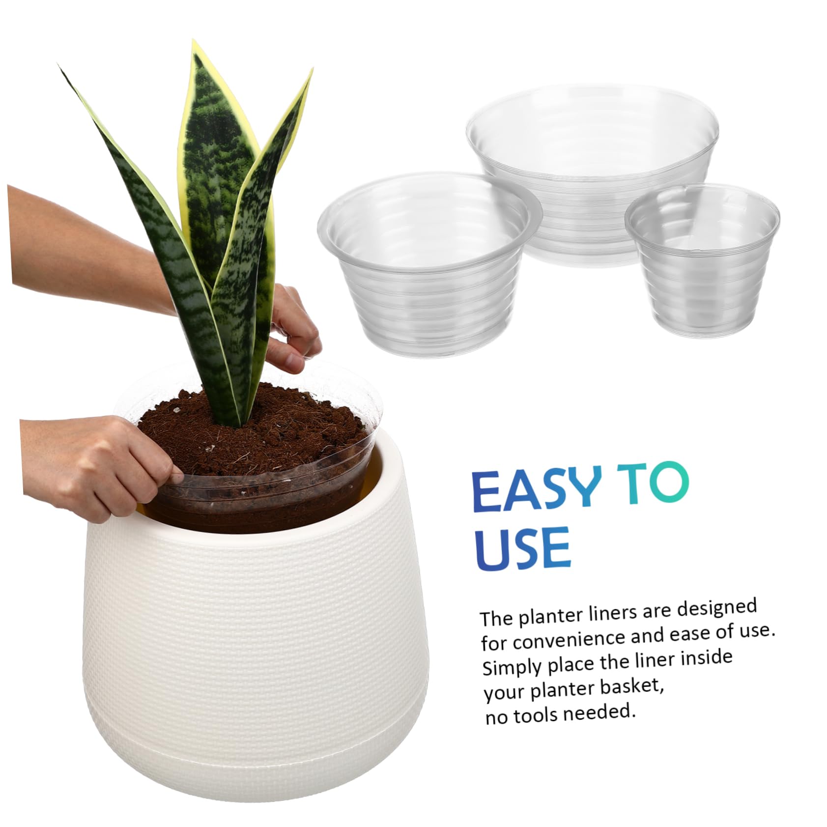 24 inch pots for plants 24 Inch Grower Plastic Pot Black – Hug A Plant main image 1