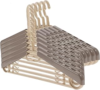 Cabilock Pants Hangers 10pcs Adjustable Pants for Women Mens Pants Suit Shirt Space Saving Toddler Travel Clothes Space for Closet Organizer Wire Clothes Hanger