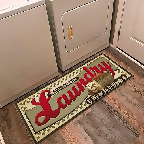 Miniatura 14 de Ukeler - Alfombra antideslizante, antifatiga, para cuarto de lavado, lavadero, baño, cocina