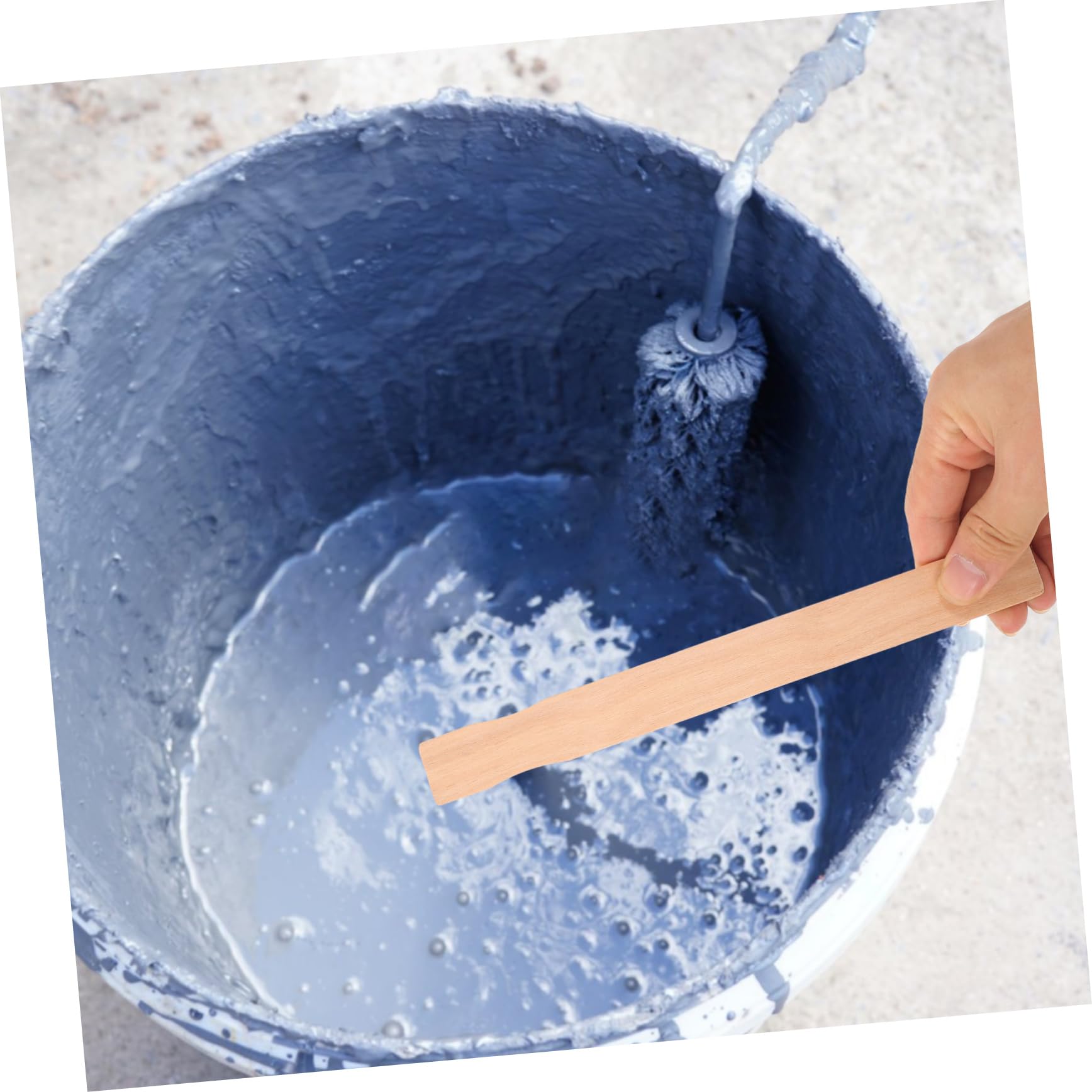 Ciieeo 5 Ensembles Bâtonnets Bois Pour Mélanger Peinture Outils De Mélange Manuels Pour Projets De Peinture 25 Pièces * 5