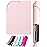 ANGENIL Flat Iron Silicone Mat and Travel Case for Hair Tools - Heat Resistant Mat, Straightener Pad, and Curling Iron Sleeve (9 x 6.5)