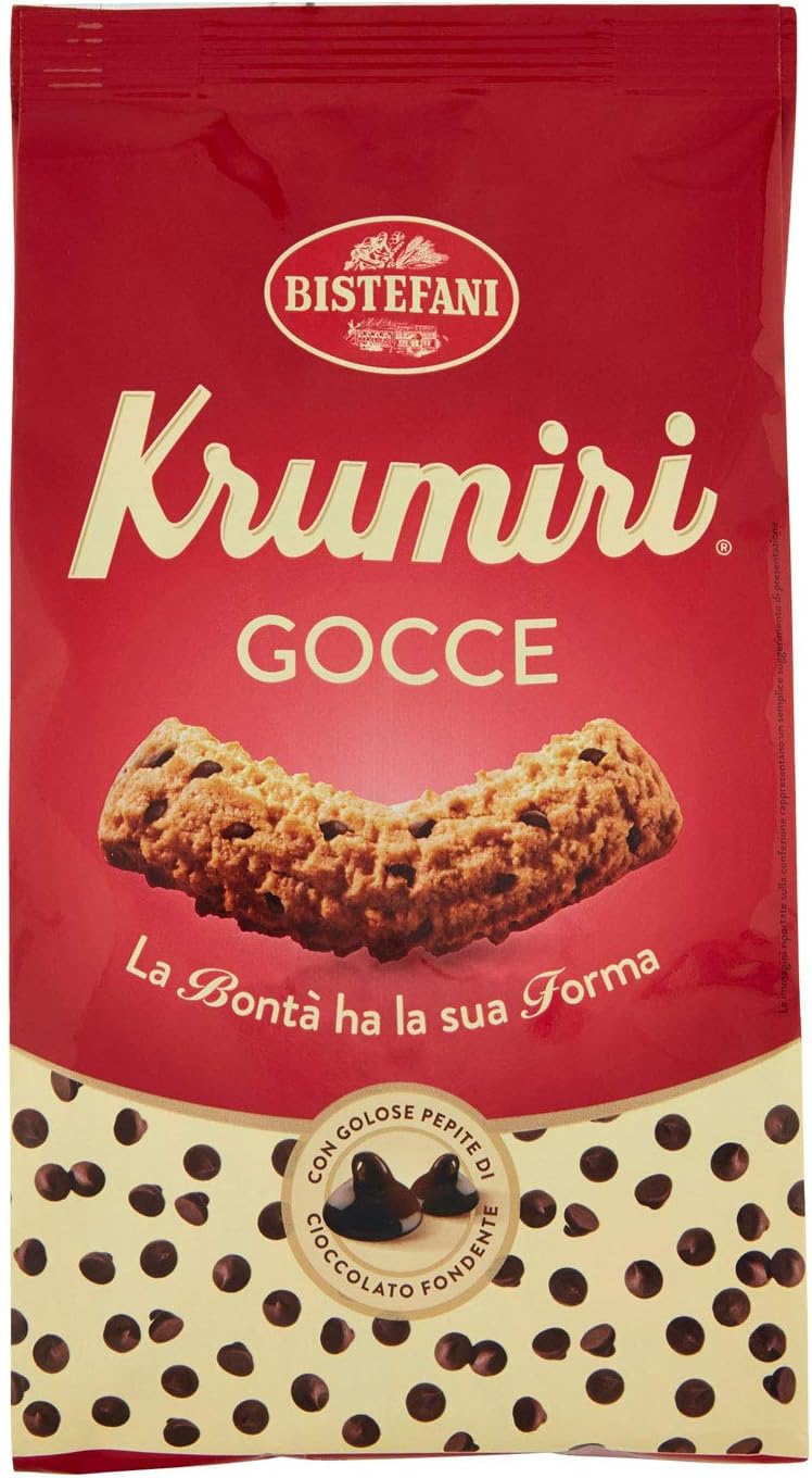 Bistefani Krumiri Gocce with Chocolate Chips 10.6 Oz