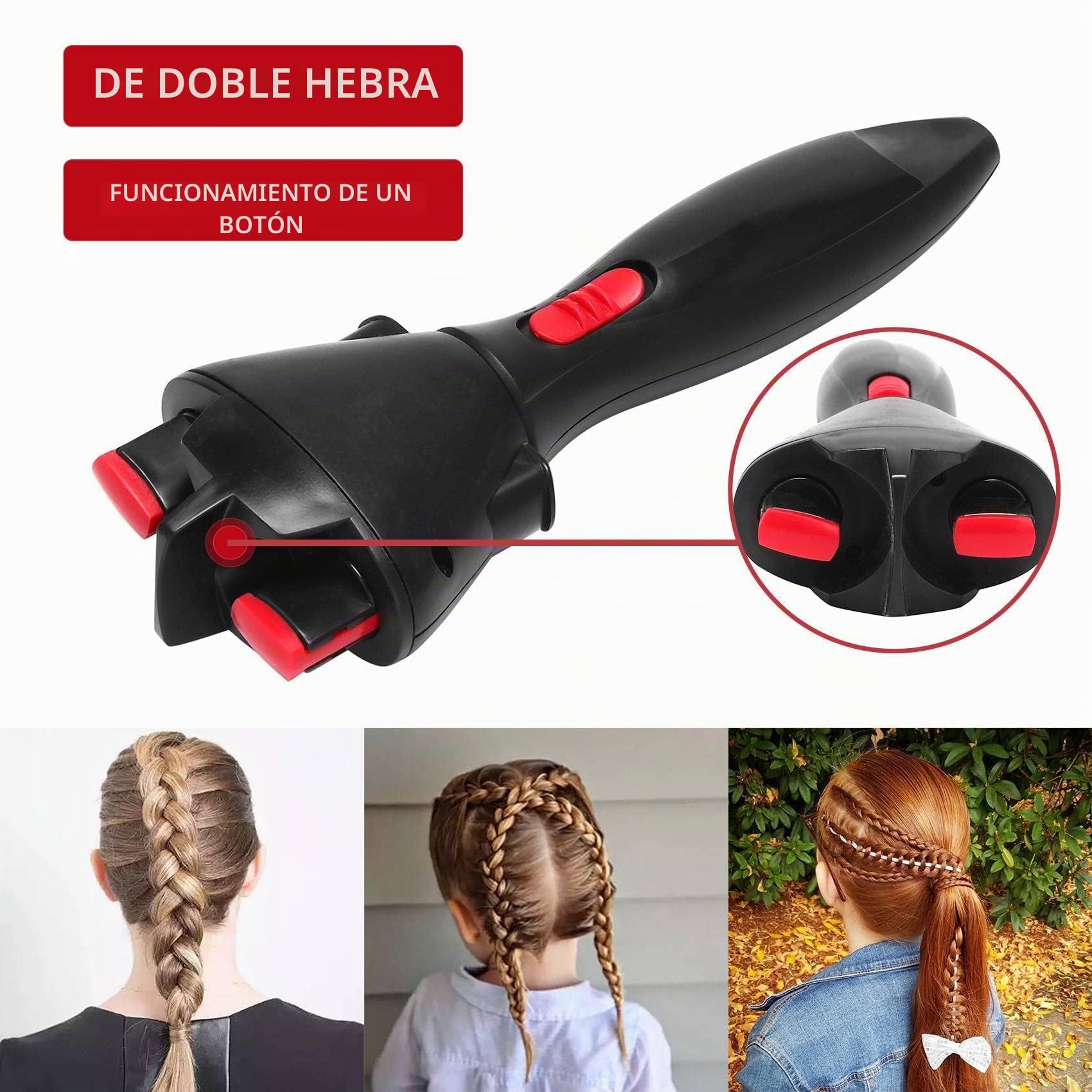 Máquina de trenzar el cabello, trenzadora eléctrica de , dispositivo de tejer , peinado