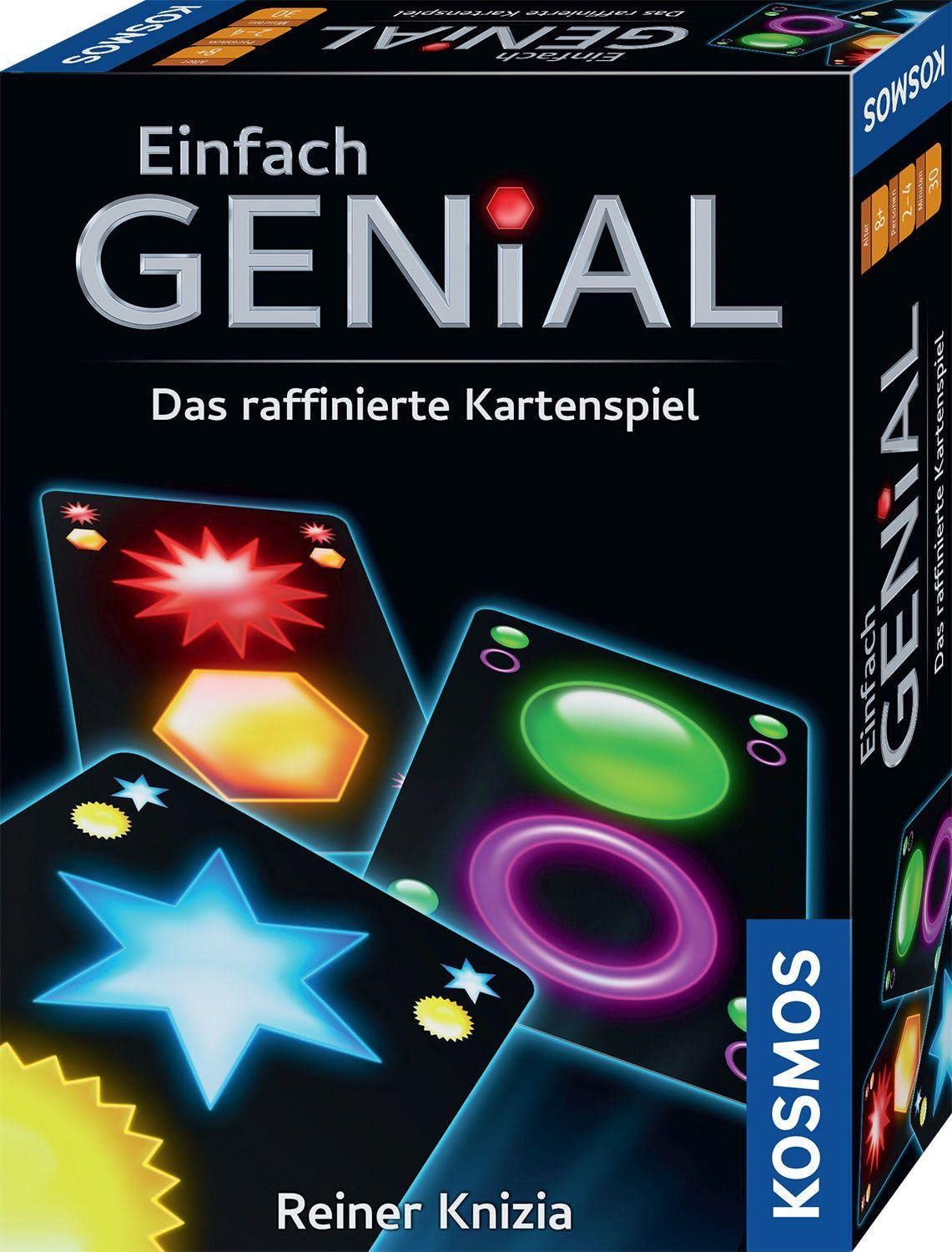 KOSMOS 682231 Simply Ingenious - The Refined Card Game, Exciting and Entertaining Strategy Game with Simple Rules, Board Game for On the Go from 8 Years for 2-4 People
