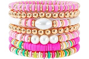 Neon Beaded Bracelets: Embrace Vibrant Style with Surfer Heishi Bracelets