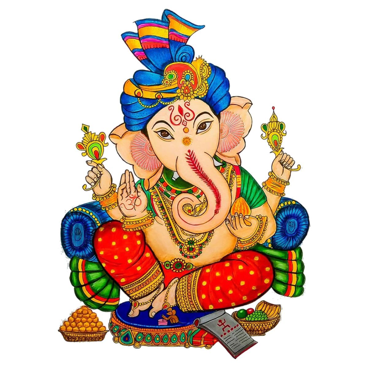 Decor Villa Ganpati Large Wall Sticker JUST Peel & Stick New Modern Art & Trendy Wall Stickers for Home Decoration, Living Room,Office Bedroom Prayer Room etc Size- 58 cm x 43 cm (B0CVB87FG5) Amazon Price History, Amazon Price Tracker