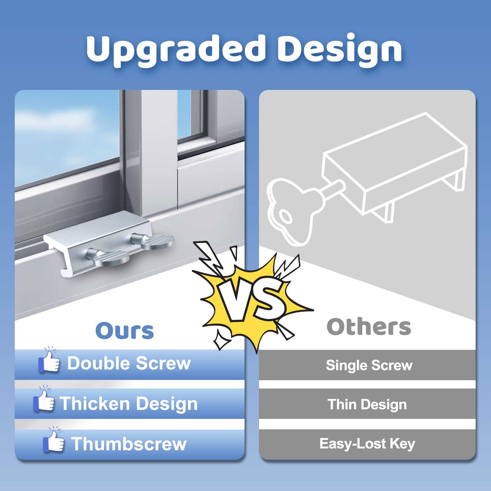 Snapklik.com : Sliding Window Locks Up And Down Window Security - 10 ...